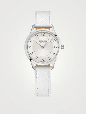 Slim D'Hermès TPM Alligator Strap Watch, 25mm
