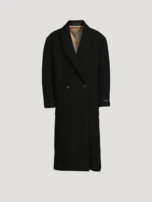 Boucle Wool Overcoat