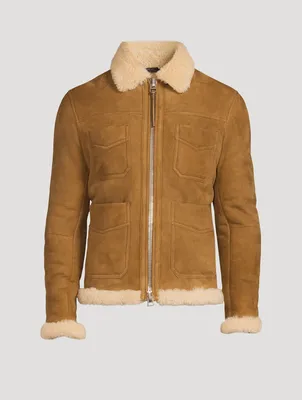 Suede Shearling Jacket
