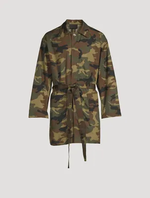Military Coat With Belt