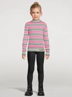 Kids Wool Sweater Striped Print