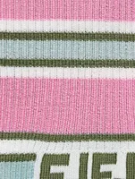 Kids Wool Sweater Striped Print