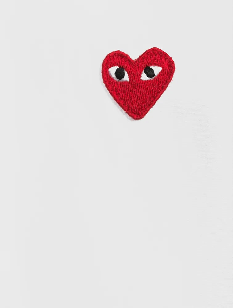 Cotton Shirt With Red Heart