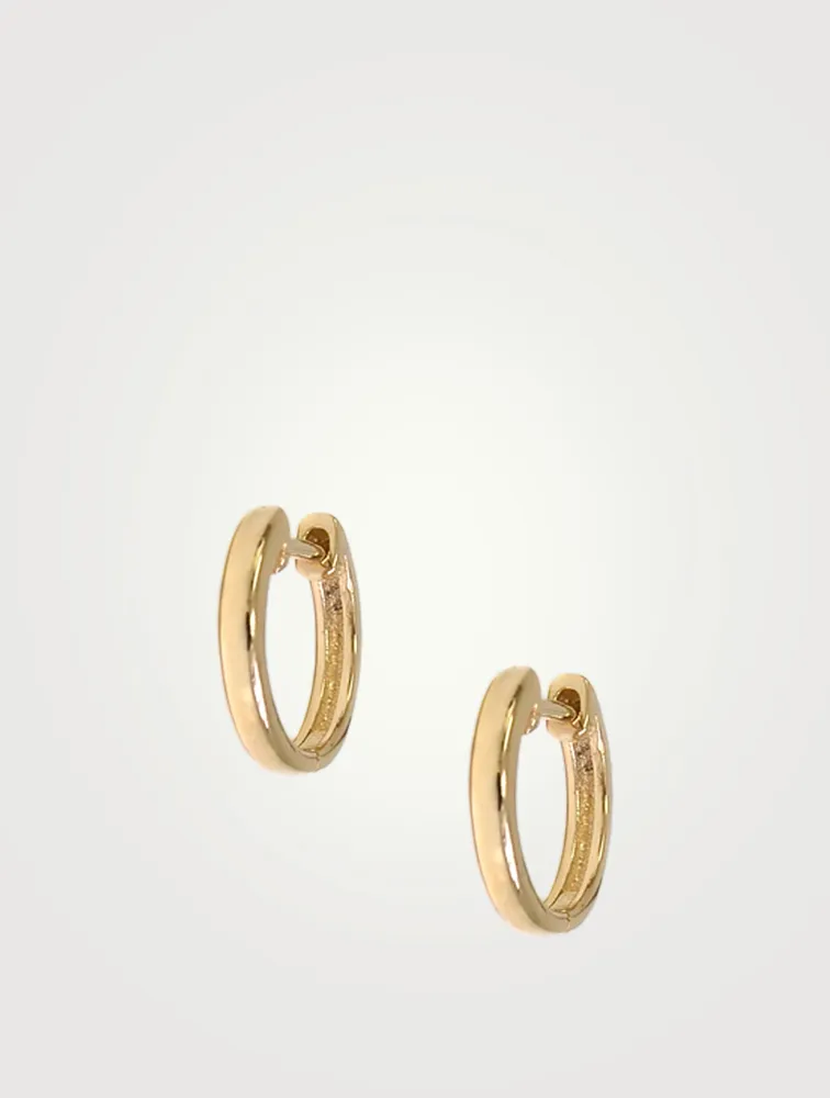 Mini Cléo 14K Gold Huggie Hoop Earrings