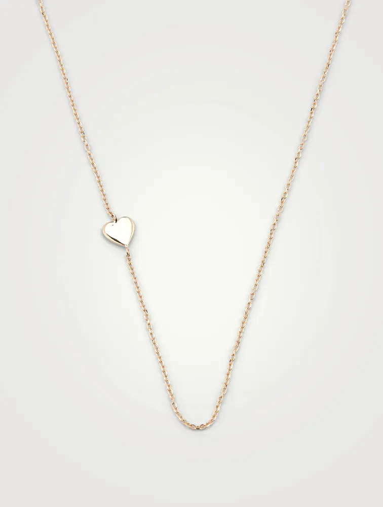 Love Letter 14K Gold Heart Necklace