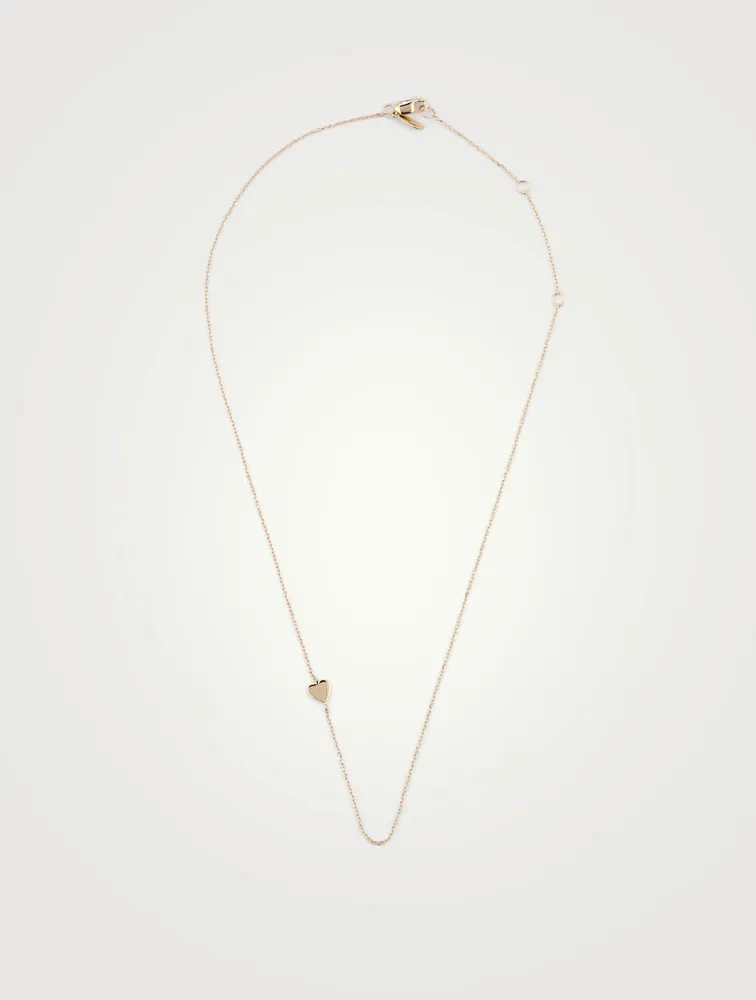 Love Letter 14K Gold Heart Necklace