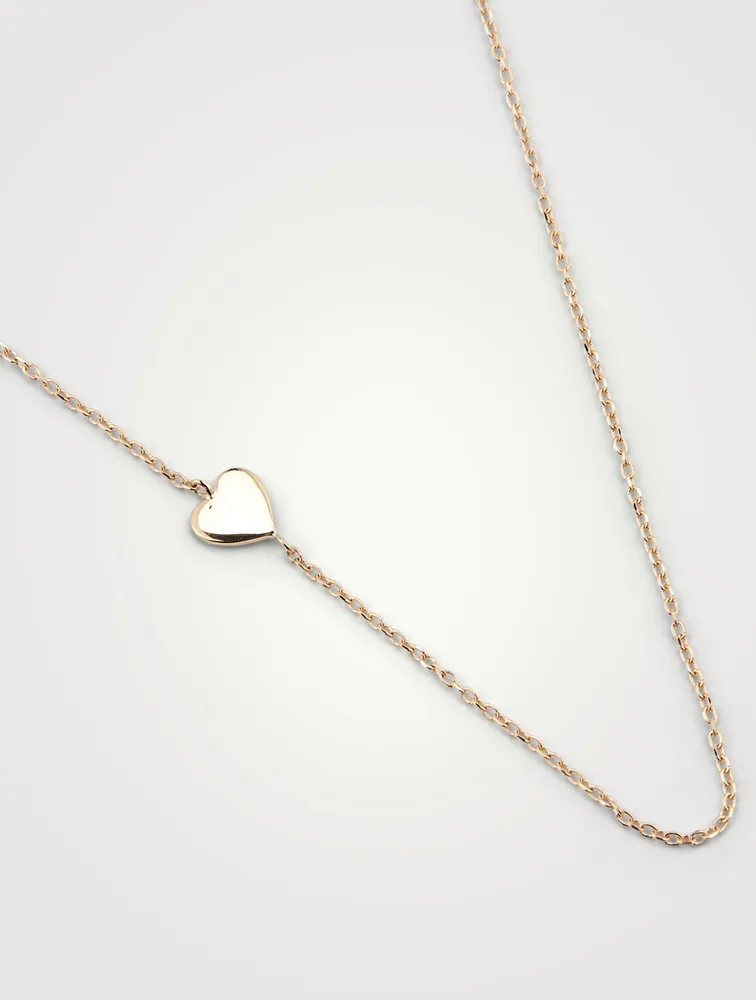 Love Letter 14K Gold Heart Necklace