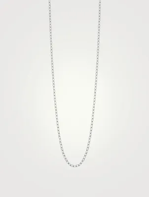 32-Inch 18K White Gold Necklace