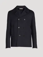 Wool And Cashmere Double-Breasted Jacket