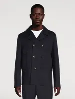 Wool And Cashmere Double-Breasted Jacket
