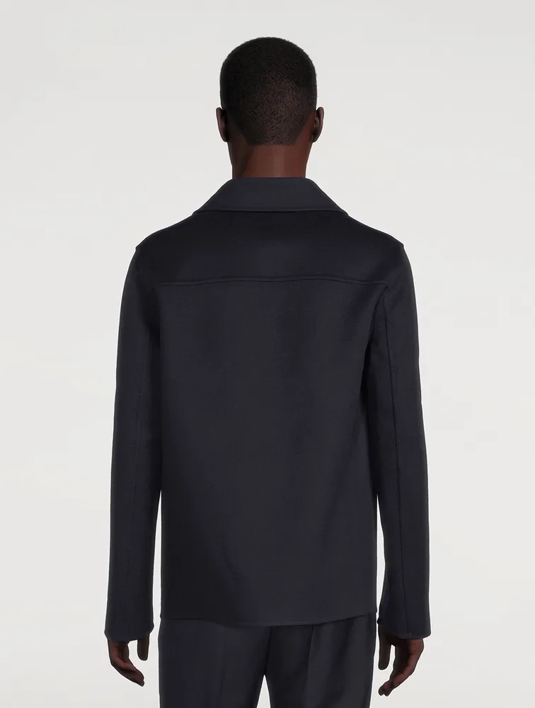 Wool And Cashmere Double-Breasted Jacket