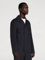 Wool And Cashmere Double-Breasted Jacket
