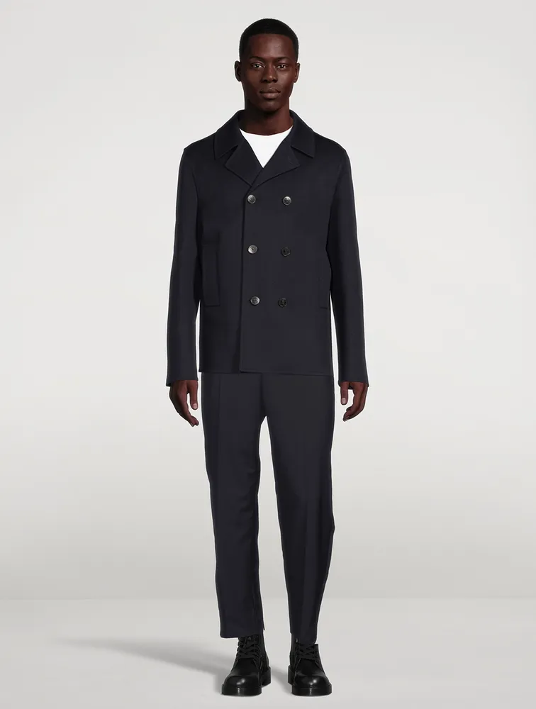 Wool And Cashmere Double-Breasted Jacket