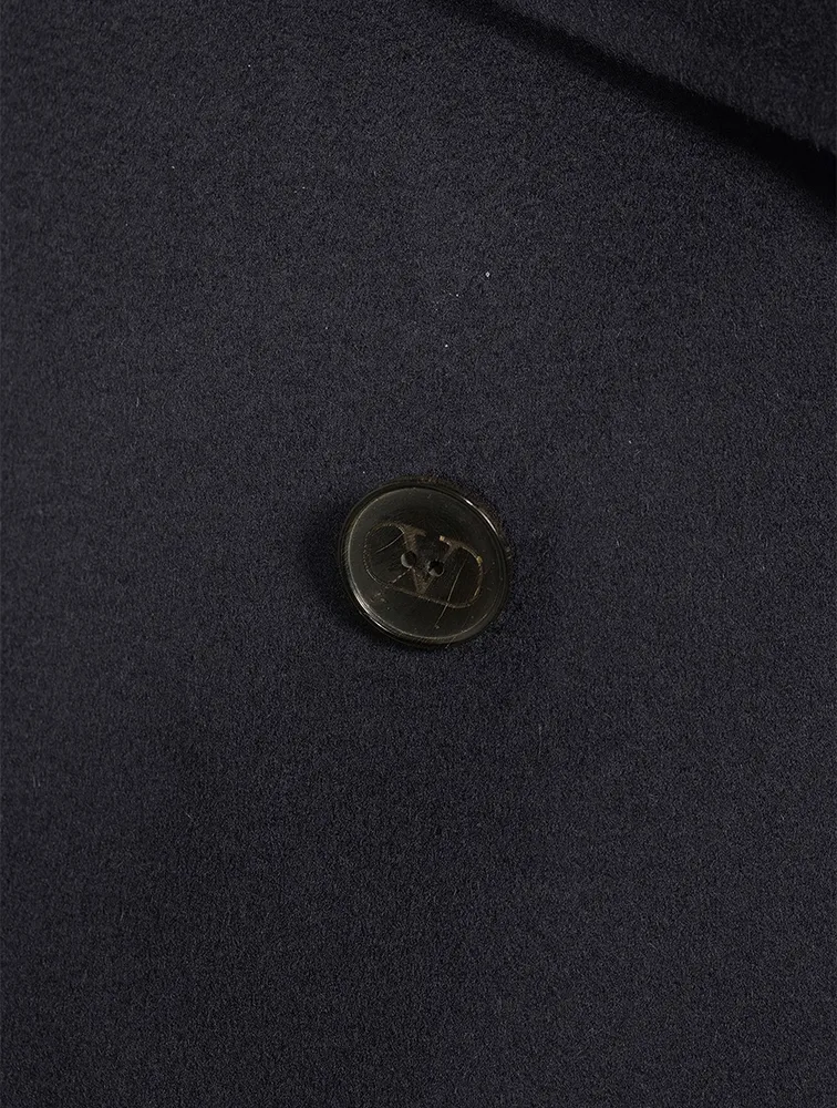 Wool And Cashmere Double-Breasted Jacket