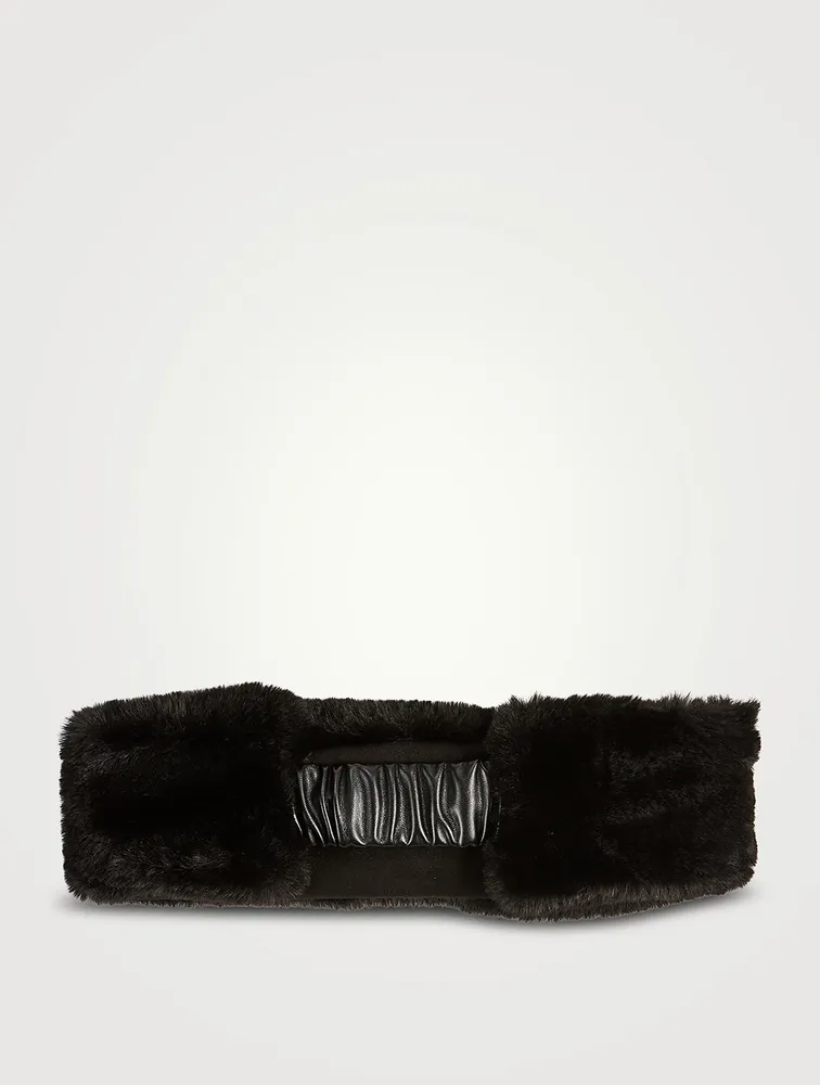 Eleni Recycled Faux Fur Headband