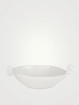 Mini White Noise Ear Ceramic Bowl