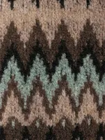 Wool-Blend Nordic Crewneck Sweater