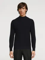 Wool Mockneck Sweater