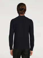 Wool Mockneck Sweater