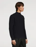 Wool Mockneck Sweater
