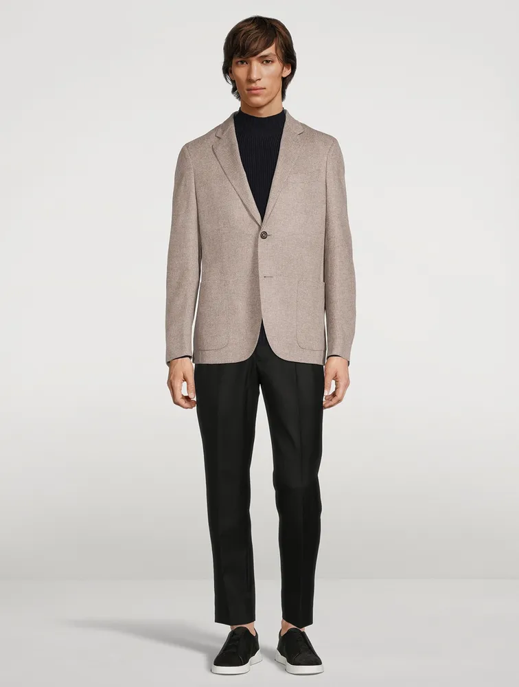 Wool Mockneck Sweater