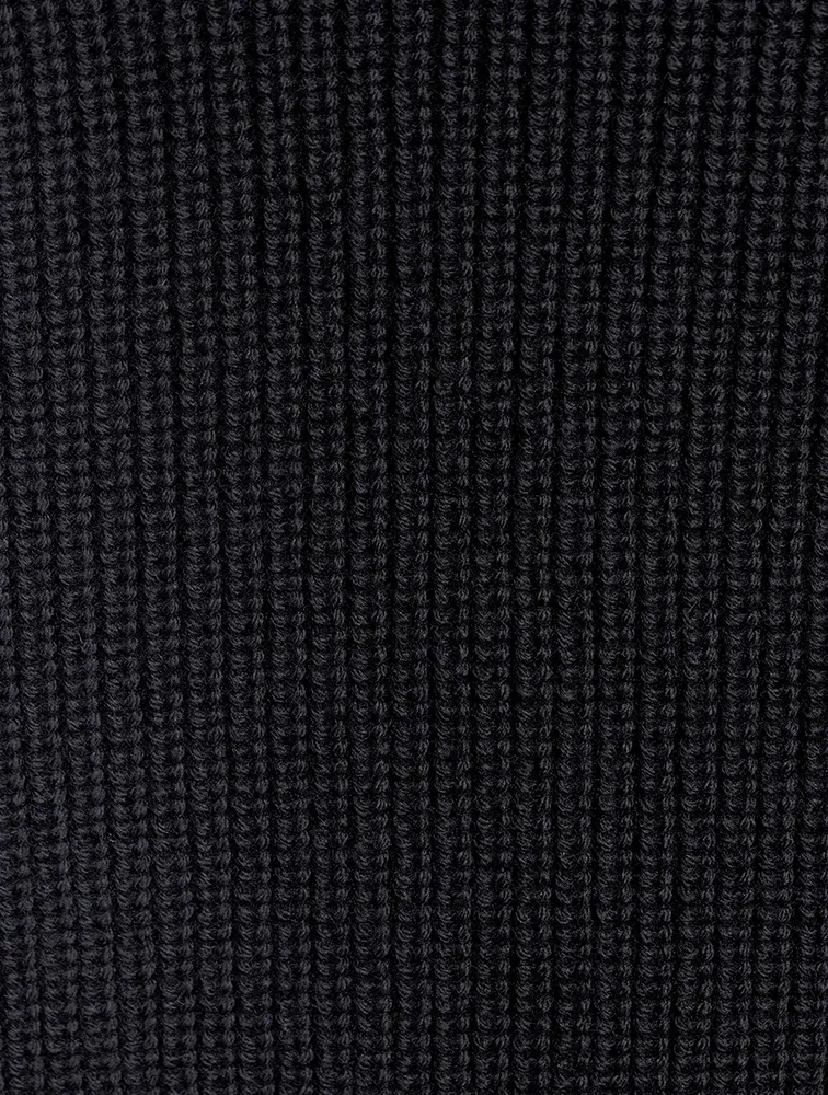 Wool Mockneck Sweater
