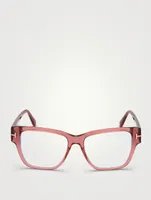 Square Optical Glasses With Blue Block Lenses