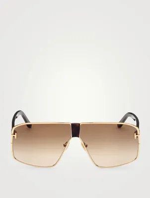 Reno Shield Aviator Sunglasses