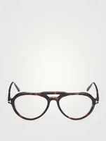 Aviator Optical Glasses With Blue Block Lenses