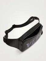 Neon VLTN Leather Belt Bag