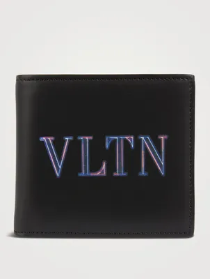 Neon VLTN Leather Wallet