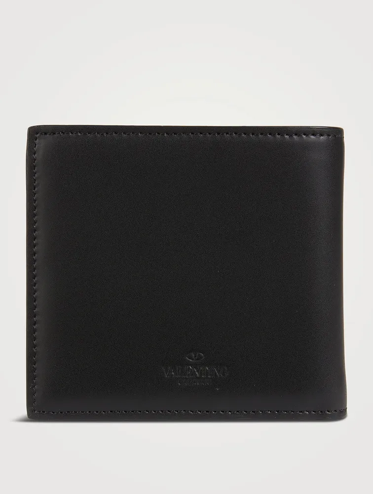 Neon VLTN Leather Wallet