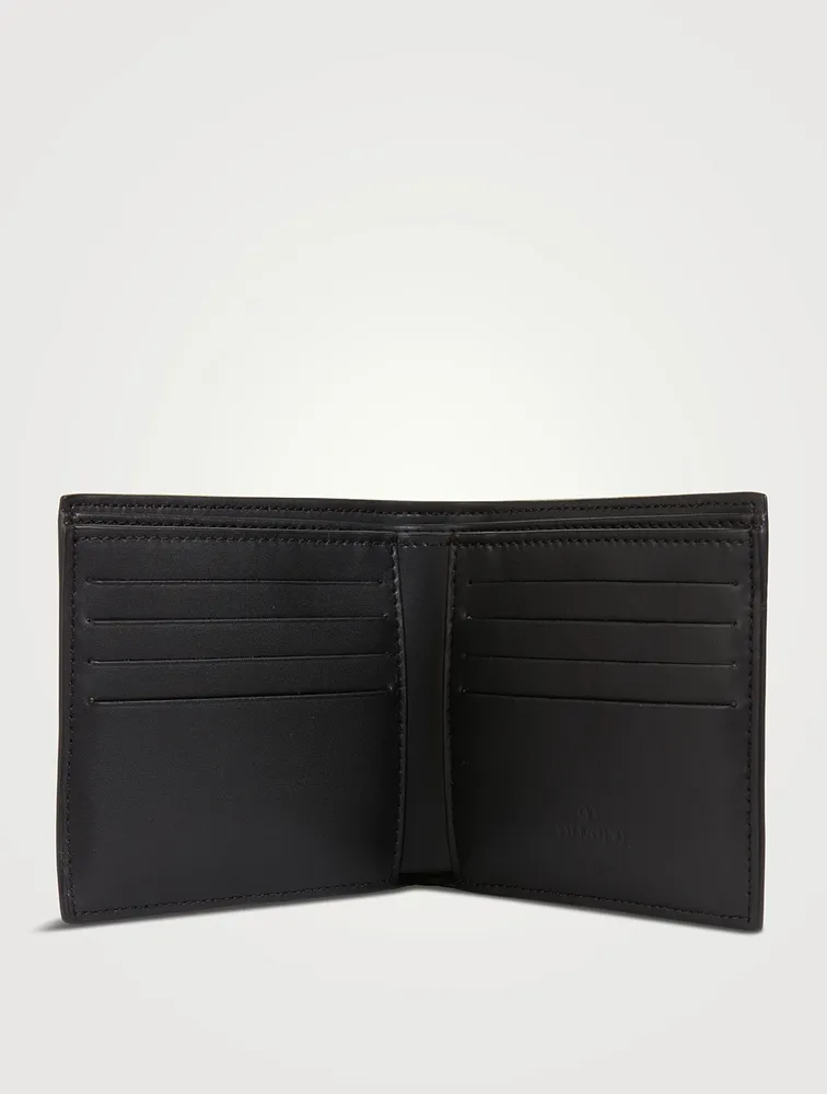 Neon VLTN Leather Wallet