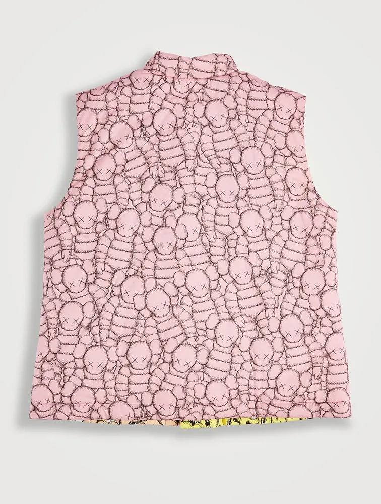 Kaws Printed Vest With Padding