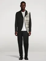 Cotton Jacket Check Print