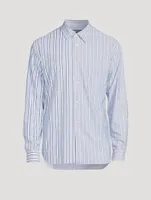 Long-Sleeve Shirt Striped Print