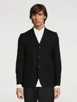 Wool Single-Breasted Jacket