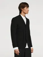 Wool Single-Breasted Jacket