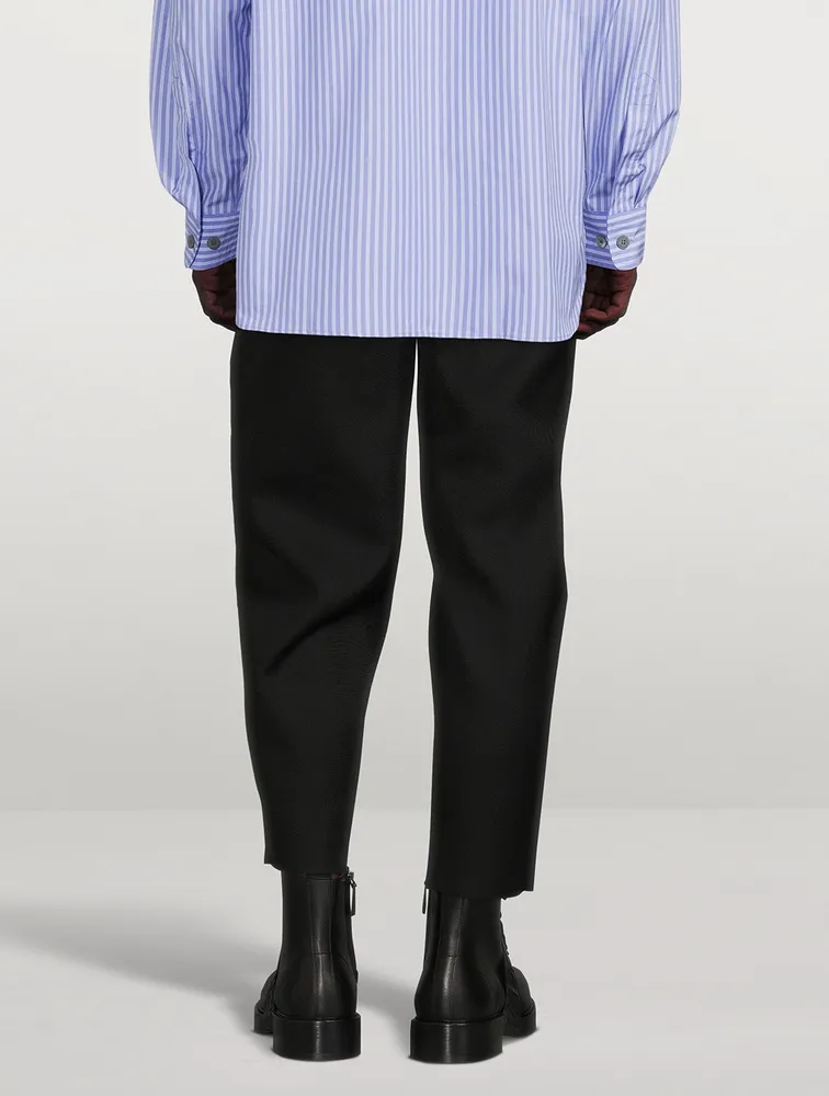 Wool Tapered Pants