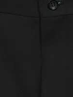 Wool Tapered Pants