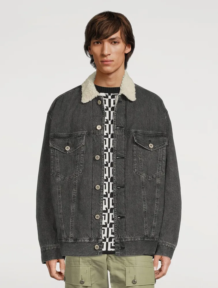 Carhartt Denim Jacket With Back Script