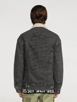 Carhartt Denim Jacket With Back Script