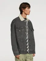 Carhartt Denim Jacket With Back Script