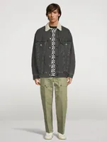 Carhartt Denim Jacket With Back Script