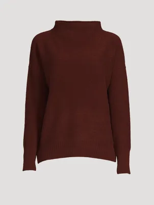 Boiled Cashmere-Funnel Neck Sweater