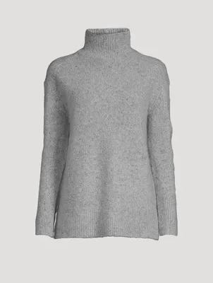 Donegal Cashmere Turtleneck Sweater