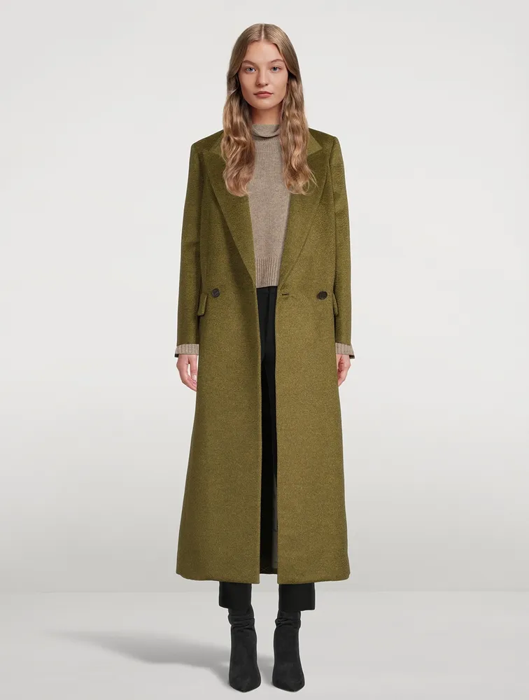 High-Waisted Cigarette Trousers