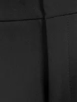 High-Waisted Cigarette Trousers