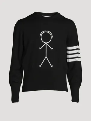Mr. Thom Icon Intarsia Wool Sweater