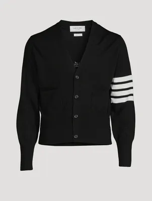 Mr. Thom Icon Wool 4-Bar Cardigan